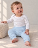 Niebieskie spodnie dresowe (babyblue) "Lovely Day" 62-140