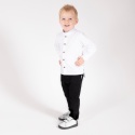 Eleganckie czarne spodnie dresowe dla chłopca 86-146