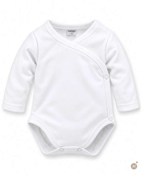 Body kopertowe bawełniane basic - białe 44-68