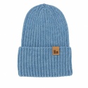 Czapka dziecięca zimowa 100% wełna merino Eevi - niebieska