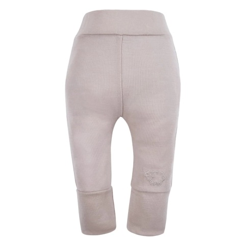 Legginsy merino niemowlęce beżowe 56/62-92/98