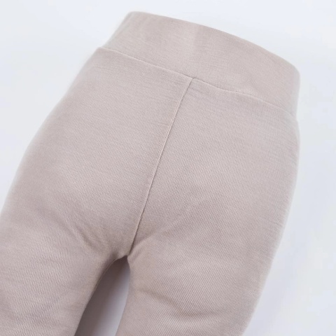 Legginsy merino niemowlęce beżowe 56/62-92/98