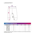 Legginsy merino niemowlęce granatowe 56/62-92/98