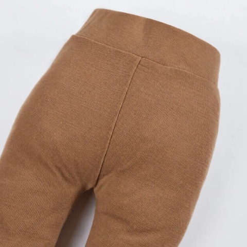Legginsy merino niemowlęce karmelowe 56/62-92/98
