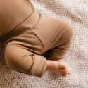 Legginsy merino niemowlęce karmelowe 56/62-92/98