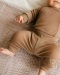 Legginsy merino niemowlęce karmelowe 56/62-92/98