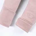 Legginsy merino niemowlęce różowe 56/62-92/98