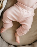 Legginsy merino niemowlęce różowe 56/62-92/98