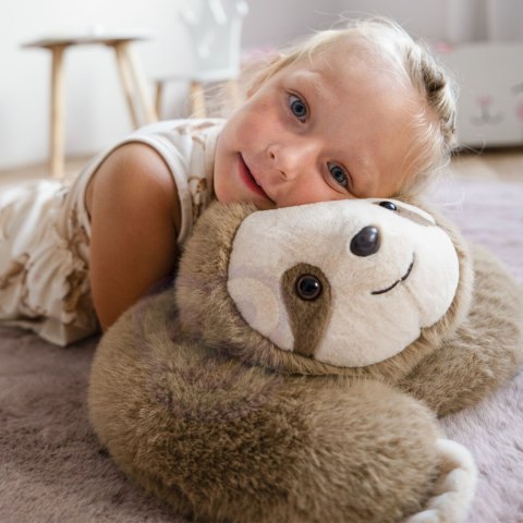 WOOPIE Pluszak Miś Obciążeniowy Leniwiec Antystresowy Sensoryczny Ciężkomiś Przytulanka 65cm 1,5 kg