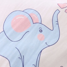 Lekka piżamka pajacyk - PASTELOWE SŁONIKI