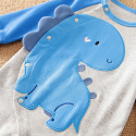 Pajacyk niemowlęcy rozpinany niebieski Dinuś