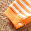 Pajacyk niemowlęcy rozpinany - Pomaranczowy Kotek