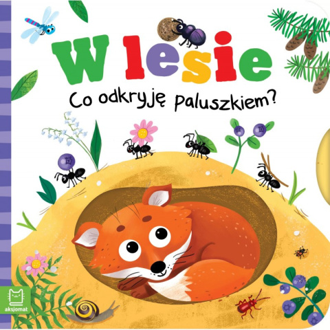 Movement book "At the zoo. What will I discover with my finger?" (polish text)