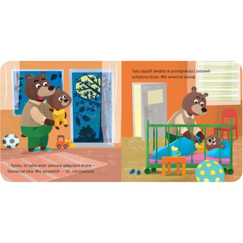 Książka "Mały Miś nie chce spać" - duży format (20cm)