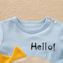 Pajacyk niemowlęcy HELLO - niebieski