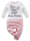 Pajacyk niemowlęcy ze ściągaczami - Mała Myszka 68-86