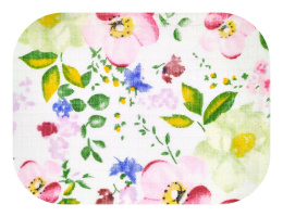 Pieluszka tetrowa bawełniana - Pastelowe kwiaty
