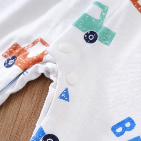 Rampers dla dziecka rozpinany Autka