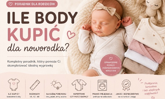 Ile body kupić dla noworodka? Kompletny poradnik dla przyszłych rodziców