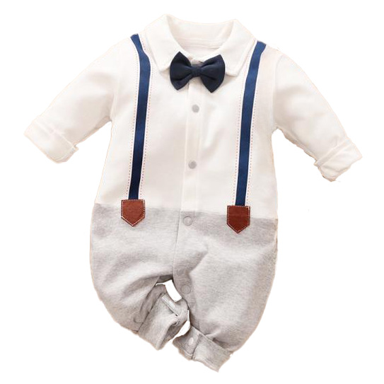 Baptism rompers for a boy